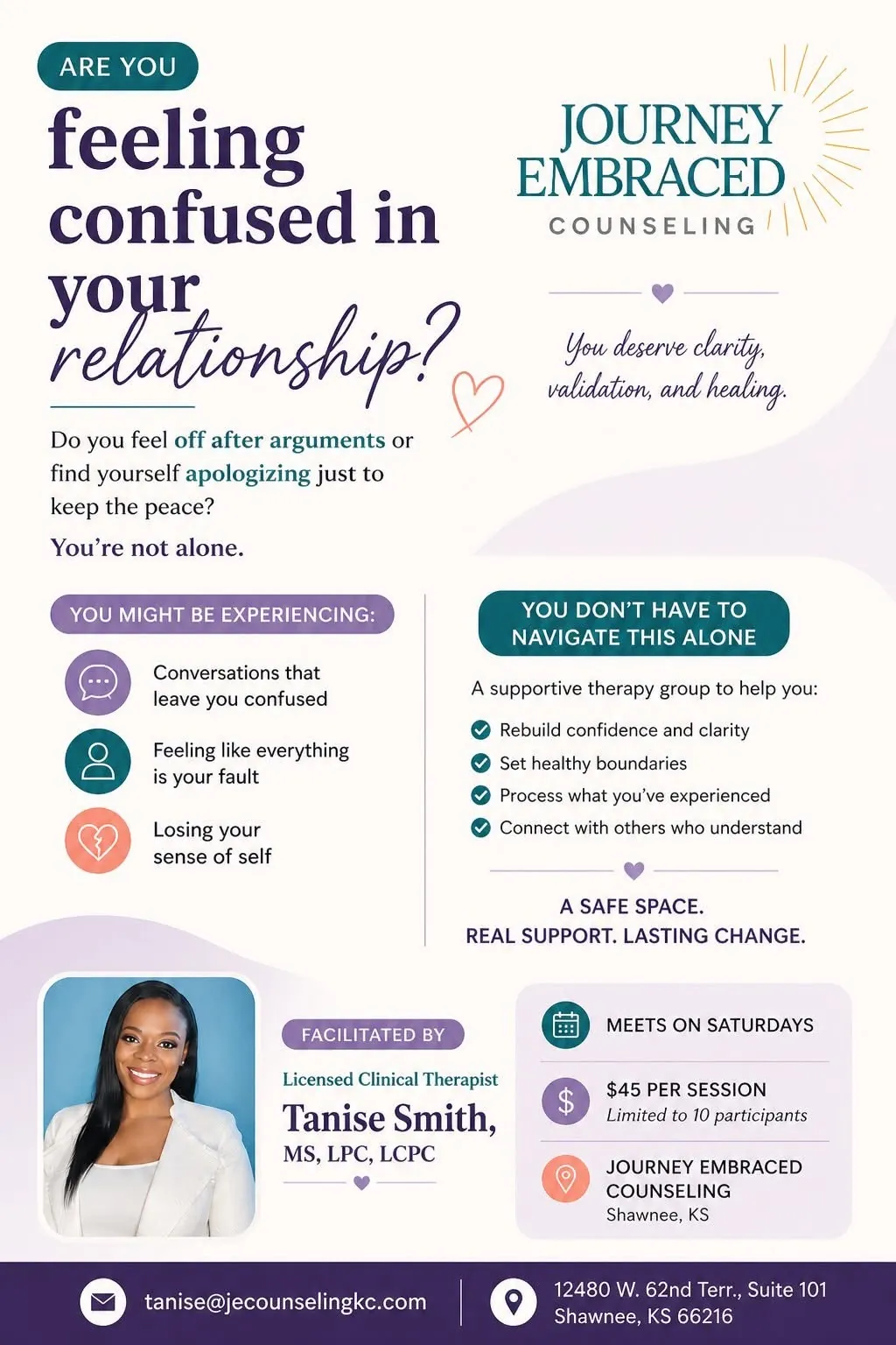Recover Well: Narcissistic Abuse Recovery Group Flyer