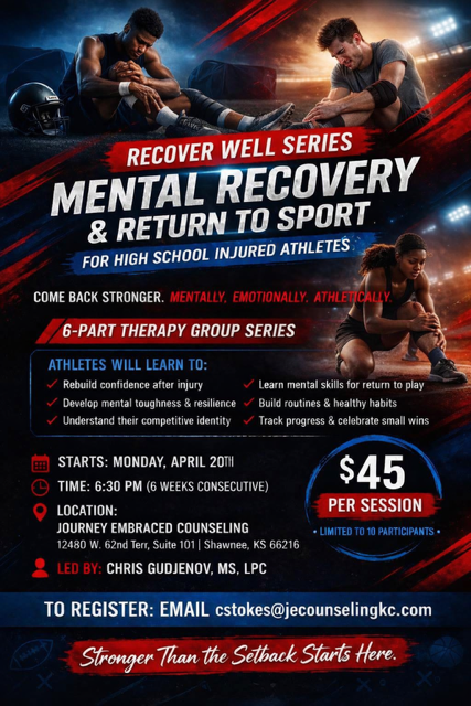 Recover Well Series: Mental Recovery and Return to Sport Flyer